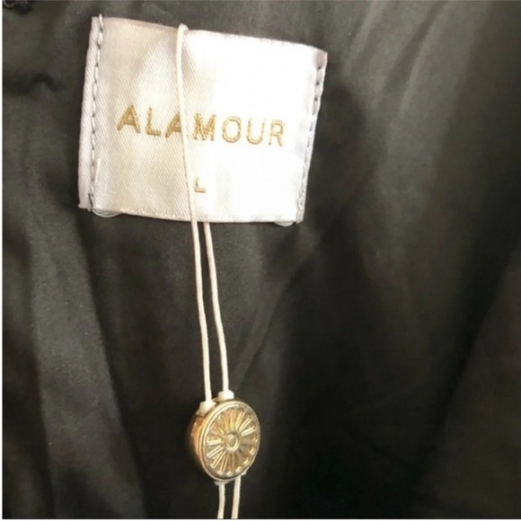 Alamour The Label Fiona One Shoulder Lace Formal Gown Black - Picture 6 of 8